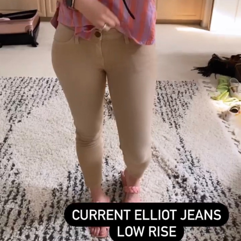 Current/Elliott Women's Skinny Jeans - Tan